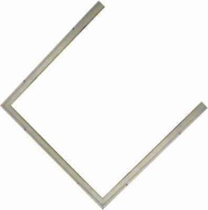 SUPORTE DE PLACA 30 X 30 CM METALICO