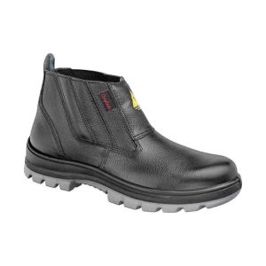 BOTINA CONFORTO  ELETRICISTA C/ ELÁSTICO PRETA BICO COMPOSITE | CA 46051
