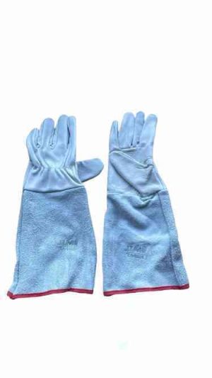 LUVA VAQUETA PUNHO RASPA 20CM JLM | CA 35326 (M: 3244X)