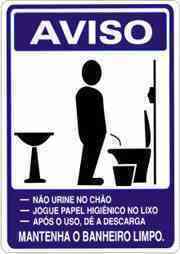PLACA SIN.NAO URINE NO CHAO S-232 15X20 CM