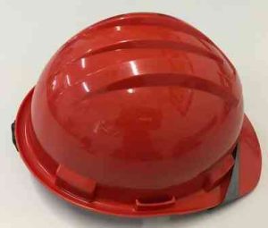 CAPACETE LEDAN 801 VERMELHO CLASSE B ABA FRONTAL C/ CATRACA CA 14712