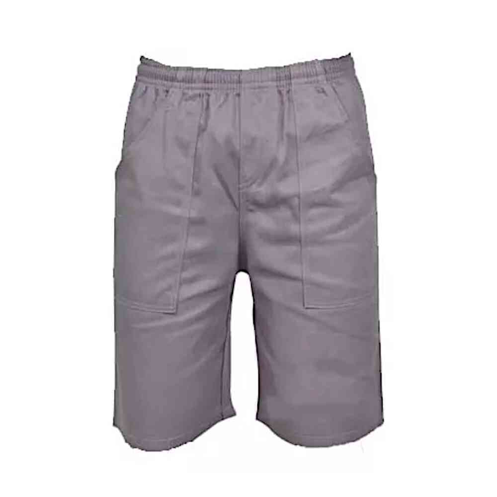 BERMUDA BRIM CINZA ELASTICO TOTAL