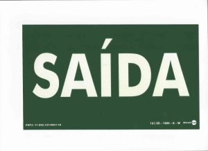 PLACA SIN. SAIDA FOTOLUMINESCENTE ENCARTALE