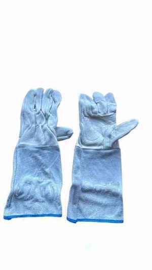 LUVA VAQUETA PUNHO RASPA 20CM | JLM CA 35326 (M: 3244X)