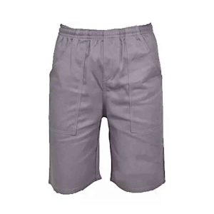 BERMUDA BRIM CINZA C/ ELASTICO TOTAL