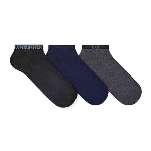 KIT 3 PARES MEIA MASCULINA CANO MEDIO