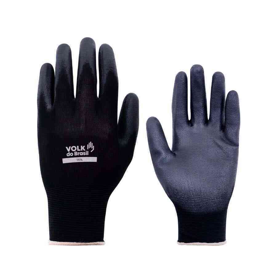 LUVA COM BANHO PU PALMA PRETA VOLK TAM G CA 30916/50659 (M: 2121A)