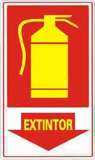 PLACA SIN.EXTINTOR 30X15CM