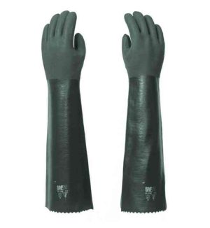 LUVA PVC 46CM C/F VERDE 9 1/2 SAFEX CA 49057 (M: 4122X / T / Q)