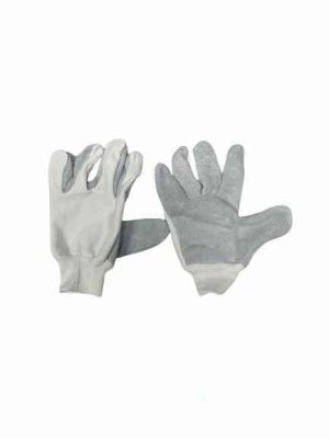 LUVA RASPA 7CM C/DORSO TECIDO E PUNHO MALHA CA 13831