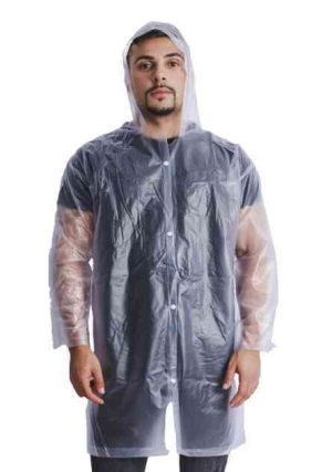 CAPA CHUVA PVC LAMINADO TRANSP. M/L TAM GG CA 41688