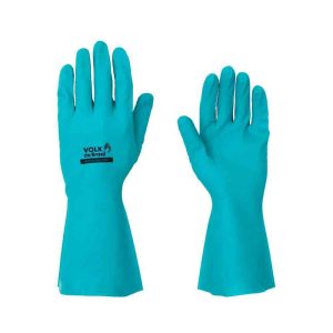 LUVA NITRILICA VERDE SEM FORRO VOLK TAM G CA 16314 (M: 2101X / Q)