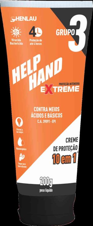 CREME HELP HAND (GR3) EXTREME MICROBIOLOGICO BISN.200G CA 39091