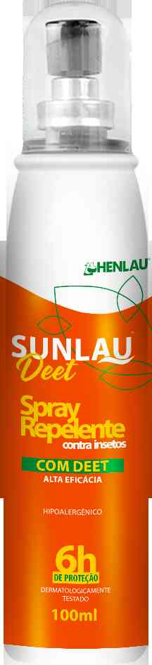 REPELENTE HENLAU DEET 100ML SPRAY 6H PROTECAO
