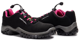 TENIS ESTIVAL CADARCO ELETRICISTA PRETO/ROSA | CA 50880