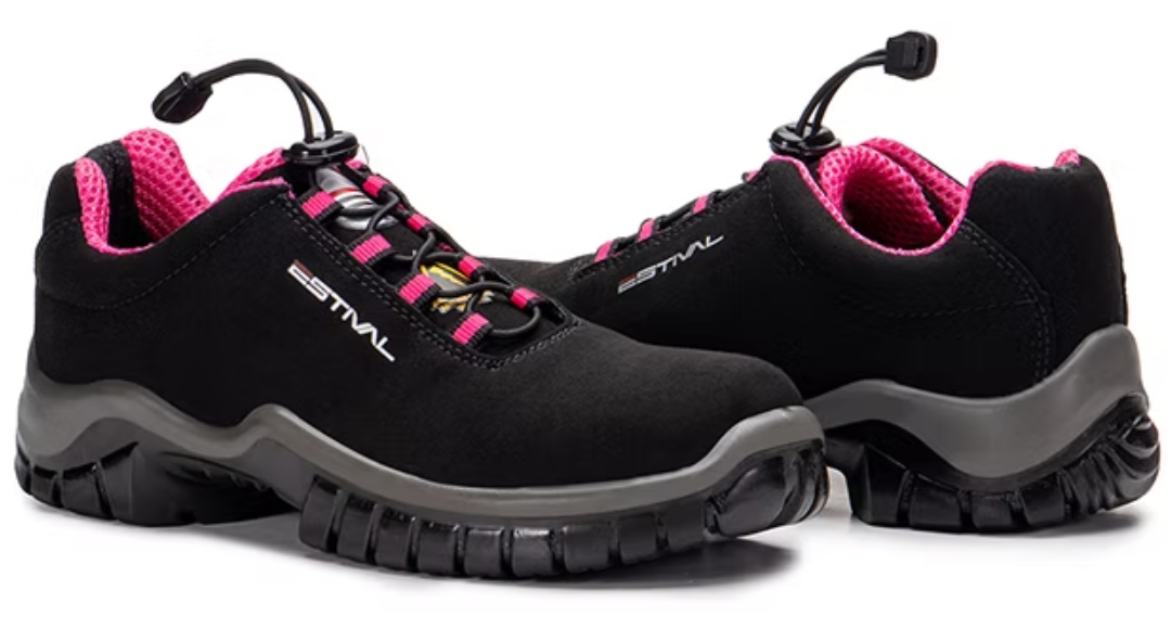 TENIS ESTIVAL CADARCO ELETRICISTA PRETO/ROSA | CA 50880