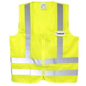 COLETE REFLETIVO AMARELO 1 BOLSO IMBAT TAM. M