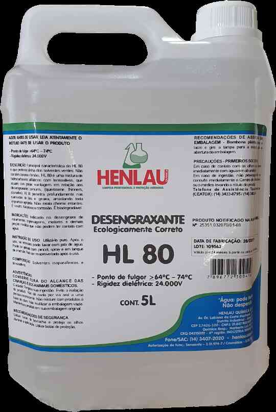 DESENGRAXANTE HL 80 5 LITROS