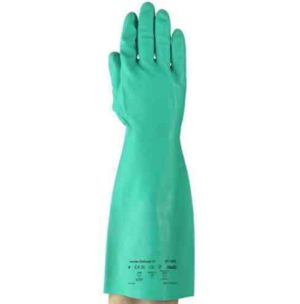 LUVA NITRILICA VERDE SOLVEX ANSELL | CA 12598