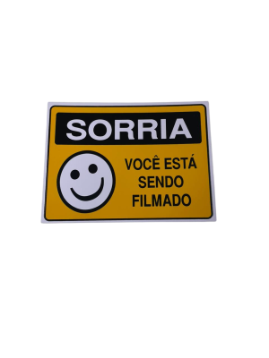 PLACA SIN.SORRIA VC ESTA SENDOFILMADO 15X20CM