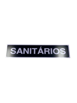 PLACA SIN. SANITARIOS 7X30 CM
