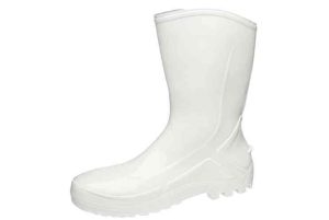 BOTA PVC BRANCA CANO MEDIO S/FORRO MARLUVAS VULCAFLEX CA 42291