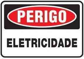 ADESIVO 15X10CM PERIGO ELETRICIDADE