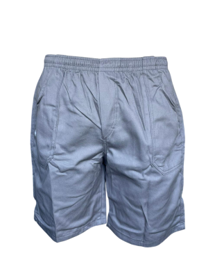 BERMUDA BRIM CINZA ELASTICO TOTAL