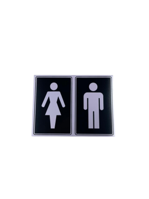 PLACA SIN. MASC/FEM 10X15CM