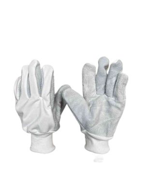 LUVA RASPA 7CM C/DORSO TECIDO E PUNHO MALHA CA 13831