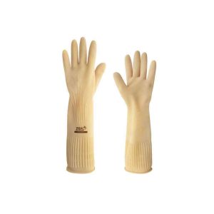 LUVA LATEX RANHURADA CA 15100 (M: 1110X / T / Q)