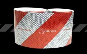 FAIXA REFL. PARA-CHOQUE CAMINHAO 0,10 X 2,4 METROS