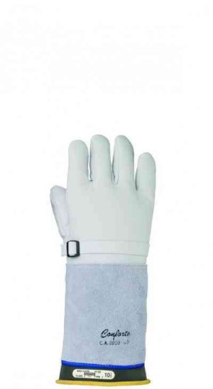 LUVA VAQ. PUNHO RASPA NATURAL COBERTURA CONFORTO | CA 8989