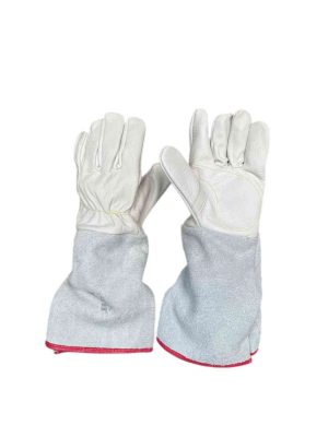 LUVA VAQUETA 20CM COM COSTURA DE KEVLAR JLM | CA 35326 (M: 3244X)