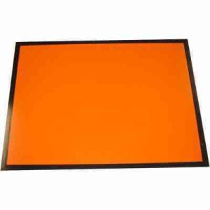 PLACA PVC 2MM 30X40CM COR LARANJA CARGA MISTA PLASTICOR