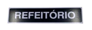 PLACA SIN. REFEITORIO 7X30