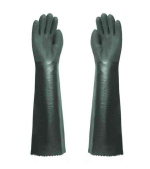 LUVA PVC 56CM C/F VERDE 9 1/2 SAFEX CA 49057 (M: 4122X / T / Q)