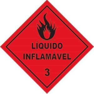 ADESIVO 30X30CM 3/LIQUIDO INFLAMAVEL