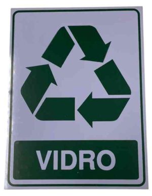 PLACA PVC VIDRO 15X20CM