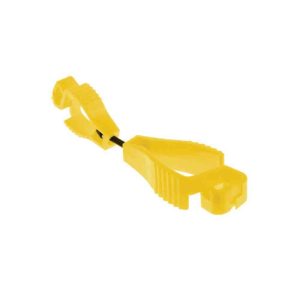 CLIP PORTA LUVAS DE SEGURANCA  AMARELO VOLK
