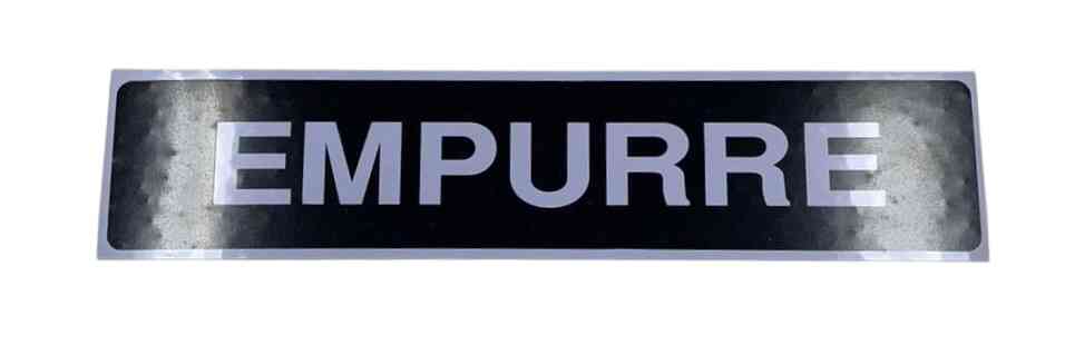 PLACA SIN. EMPURRE REF. A420 7X30