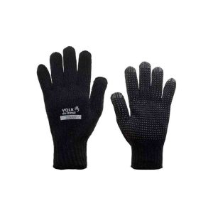 LUVA MALHA PIGMENTADA PRETA VOLK CA 36347 (M: 0121X)