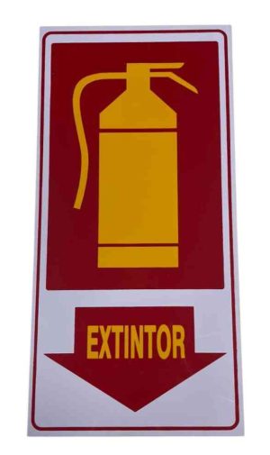 PLACA SIN.EXTINTOR 30X15CM