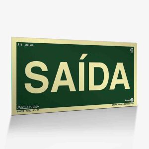 PLACA SIN. SAIDA FOTOLUMINESCENTE ENCARTALE