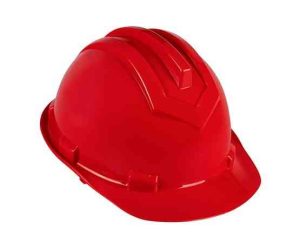 CAPACETE LEDAN 801 VERMELHO CLASSE B ABA FRONTAL C/ CATRACA CA 14712