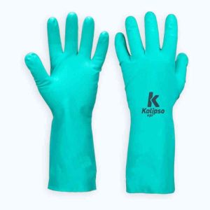 LUVA NITRILICA VERDE C/FORRO KALIPSO TAM G CA 44042 (M: 3101X / Q)