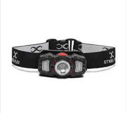LANTERNA DE CABECA RECARREGAVEL STEELFLEX 1200 LUMENS